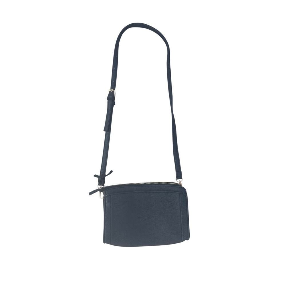 Kate Spade Knott pebbled leather small crossbody bag - Black